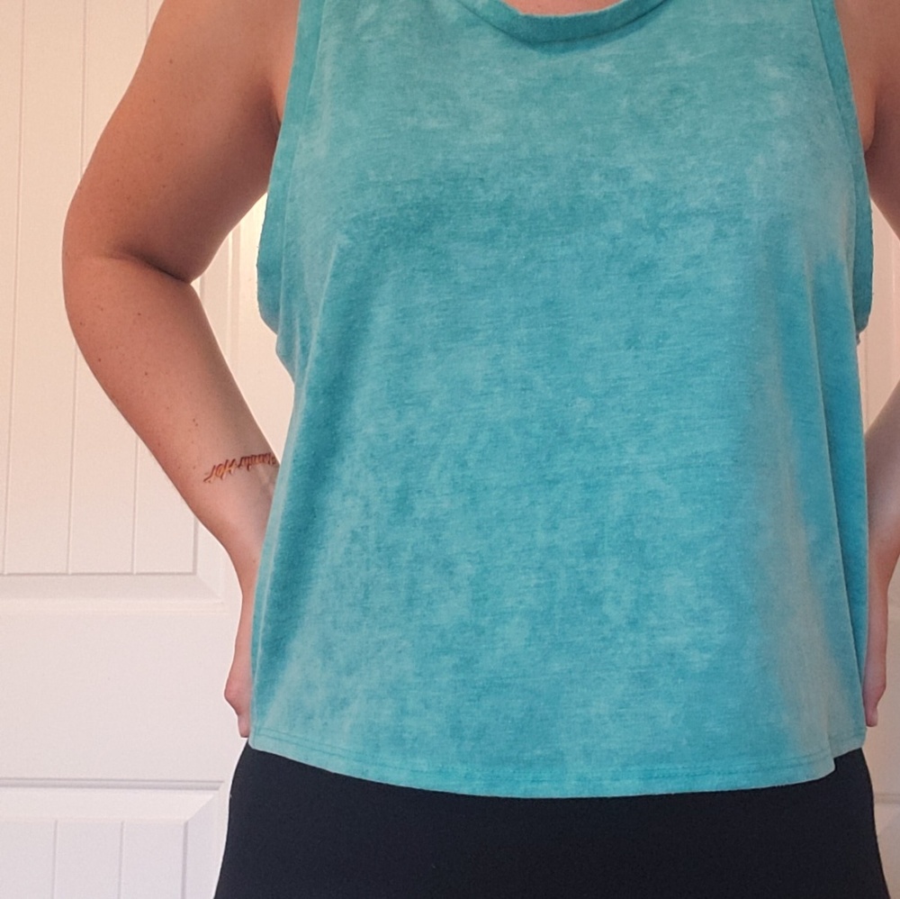 Teal Muscle Tank